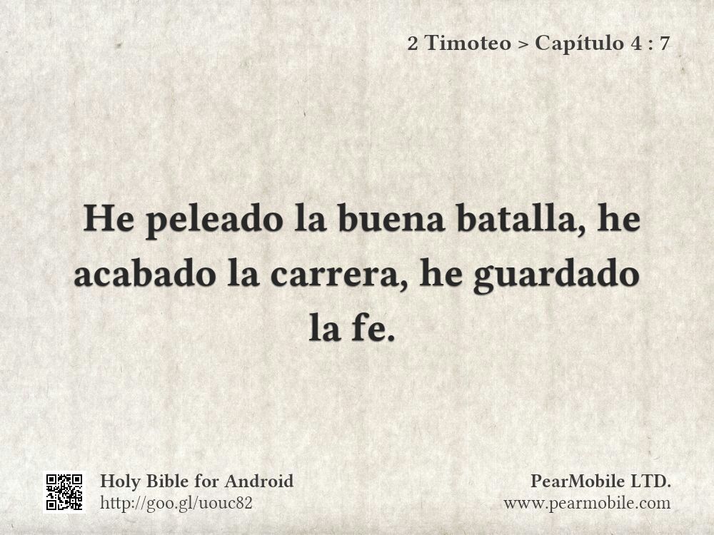 2 Timoteo, Capítulo 4:7